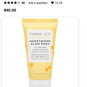 Farmacy Honeymoon Glow Body 12% AHA/BHA Resurfacing Serum - 4.7 oz - NEW